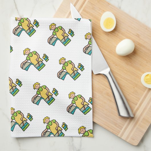 Candle Making Geschirrtuch (Viertel Falte)