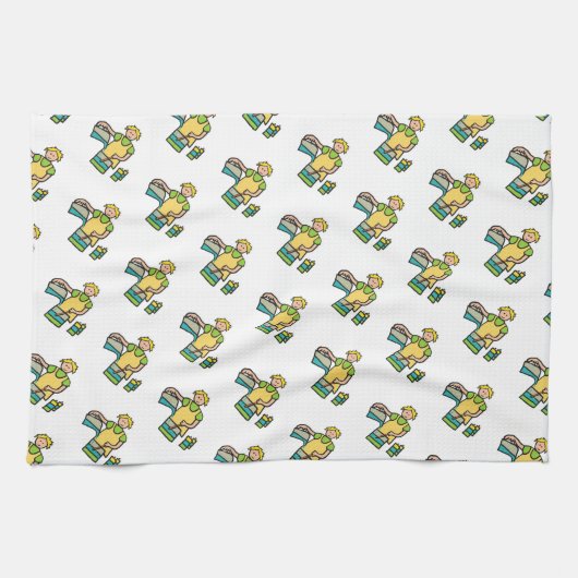 Candle Making Geschirrtuch (Horizontal)