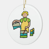 Candle Making Keramik Ornament (Links)