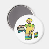 Candle Making Magnet (Vorderseite/Rückseite)