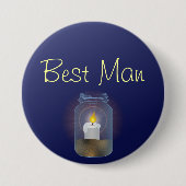 Candle Mason Jar Button (Vorderseite)