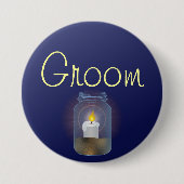 Candle Mason Jar Button (Vorderseite)