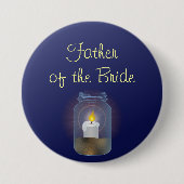 Candle Mason Jar Button (Vorderseite)