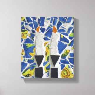 Candle Mosaic Leinwanddruck