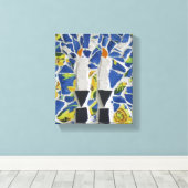 Candle Mosaic Leinwanddruck (Insitu (Holzboden))