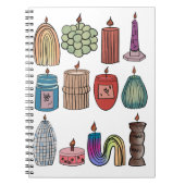 CANDLE NOTEBOOK NOTIZBLOCK (Vorderseite)