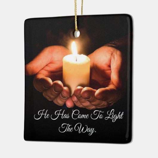 Candle Of Hope Ornament (Links)