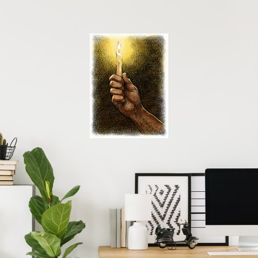 Candle Poster (Heimbüro)