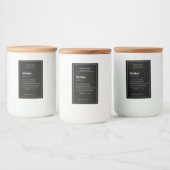 Candle Product Mother Personalisiert Label Lebensmitteletikett (Flaschen)