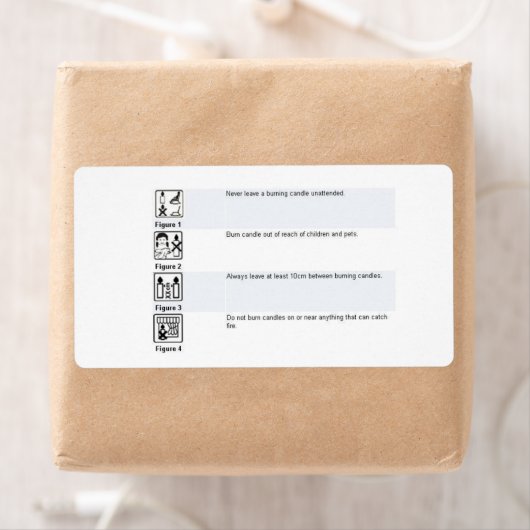 Candle Safety Aufkleber (Insitu)