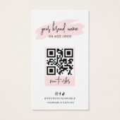 Candle Sample Scent Tester Card Fragrance Feminine (Rückseite)