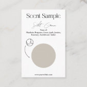 Candle Scent-Beispiel-Visitenkarte Visitenkarte (Vorderseite)