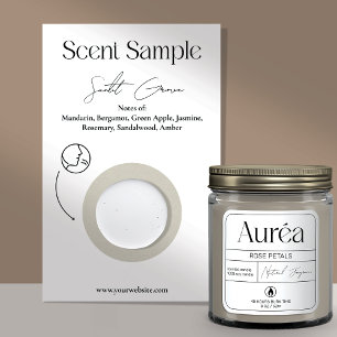 Candle Scent-Beispiel-Visitenkarte Visitenkarte