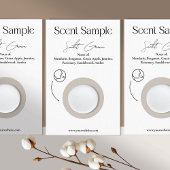 Candle Scent-Beispiel-Visitenkarte Visitenkarte