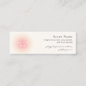 Candle Scent Sample Fragrance Mini Tester Card Visitenkarte (Vorderseite)