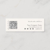 Candle Scent Sample Fragrance Mini Tester Card Visitenkarte (Rückseite)