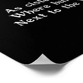 Candle-Silhouetten Poster (Ecke)