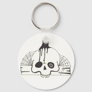 Candle Skull Schlüsselanhänger