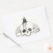 Candle Skull Sticker (Umschlag)