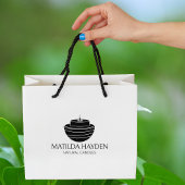 Candle Small Business Packaging Gummistempel