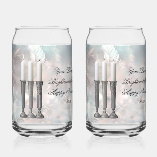 Candle Stick Soda Glass Dosenglas (Vorderseite)