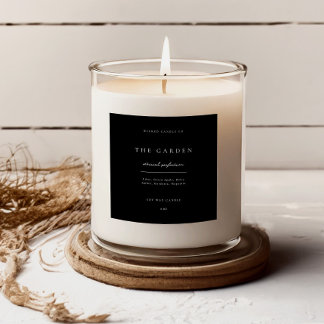 Candle Sticker Business Product Label Jar Branding