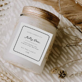 Candle Sticker Business Product Label Jar Branding