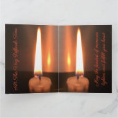 Candle Sympathy Card Karte (Innenseite)