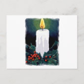 Candle und Holly malen: Weihnachten (Vorderseite)