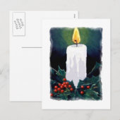 Candle und Holly malen: Weihnachten (Vorne/Hinten)