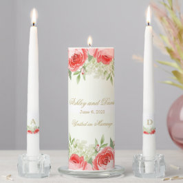 Candle Unity Set-Rose Kerzenset