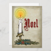 Candle Weihnachten Card (Vorne/Hinten)