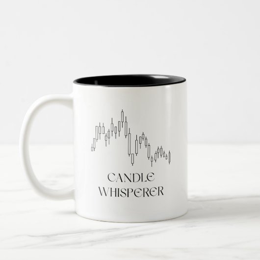 Candle Whisperer-Tasse Zweifarbige Tasse (Links)