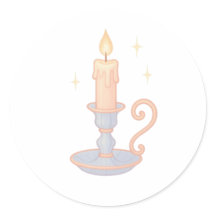 Candle with dripping wax