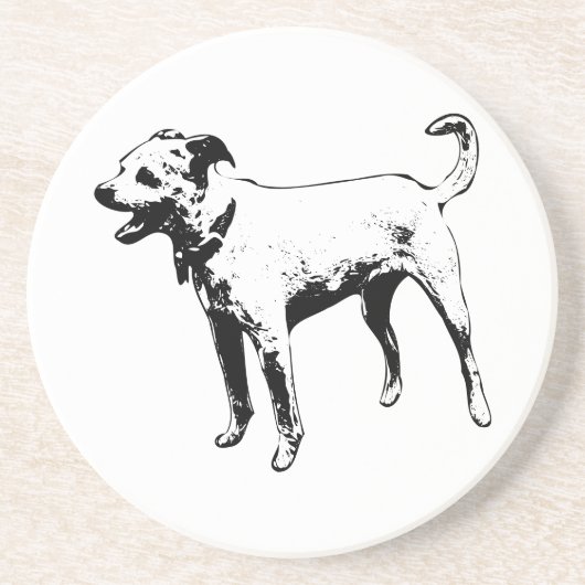 Candlelight Bark Getränkeuntersetzer (Vorne)