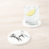 Candlelight Bark Getränkeuntersetzer (Seite)