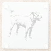 Candlelight Bark Glasuntersetzer (Rückseite)