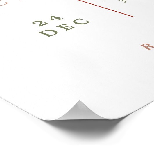 Candlelight Candlelight Poster (Ecke)