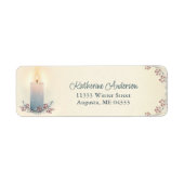 Candlelight Christmas Holiday Custom Address (Vorne)