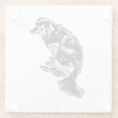 Candlelight Edge — Retriever Glasuntersetzer (Rückseite)