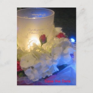 Candlelight-Erinnerungen Postkarte
