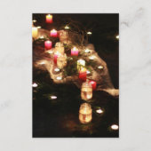 Candlelight Forest Enclosure Card - Anpassbar Begleitkarte (Vorderseite)