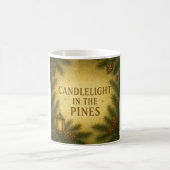 Candlelight in the Pines Mug | Elegant Woodland Kaffeetasse (Mittel)