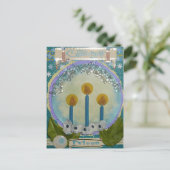 Candlelight Moon Postkarte (Stehend Vorderseite)