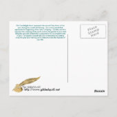 Candlelight Moon Postkarte (Rückseite)