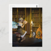 Candlelight Reader - Anpassen Sie mich! Postkarte (Vorne/Hinten)
