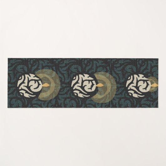 Candlelight Scrollbänder Yogamat Yogamatte (Vorderseite (Horizontal))