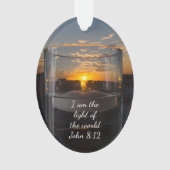 Candlelight Sunset Ornament (Vorderseite)