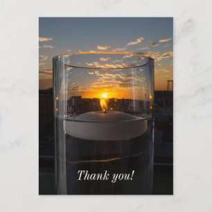 Candlelight Sunset Postkarte