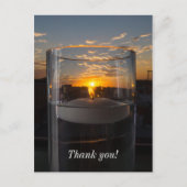 Candlelight Sunset Postkarte (Vorderseite)